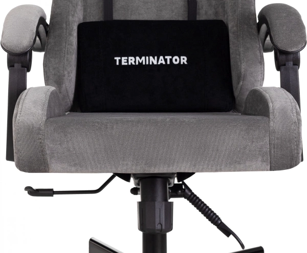 Кресло игровое Knight Terminator серый Light-19