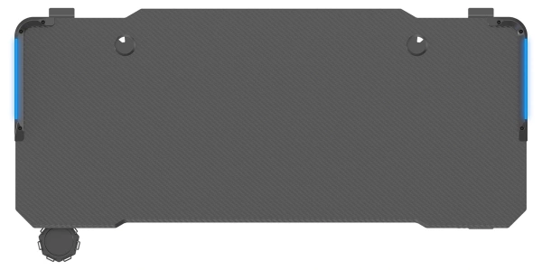 Стол для компьютера Cactus CS-EDL-GBK RGB 140x60x72см электропривод столешница МДФ черный каркас черный